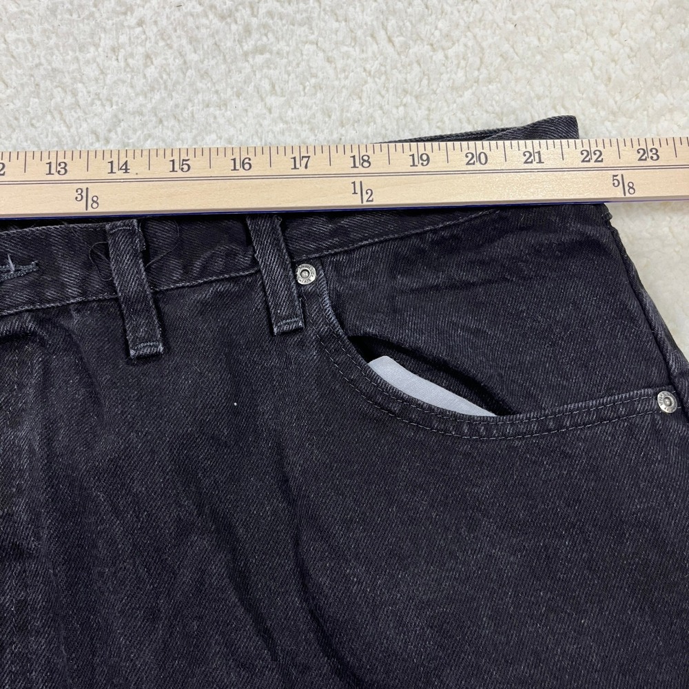 Wrangler Jeans Mens 46 Black Hero Authentic Relaxed Fit Straight Leg Denim - Picture 4 of 9